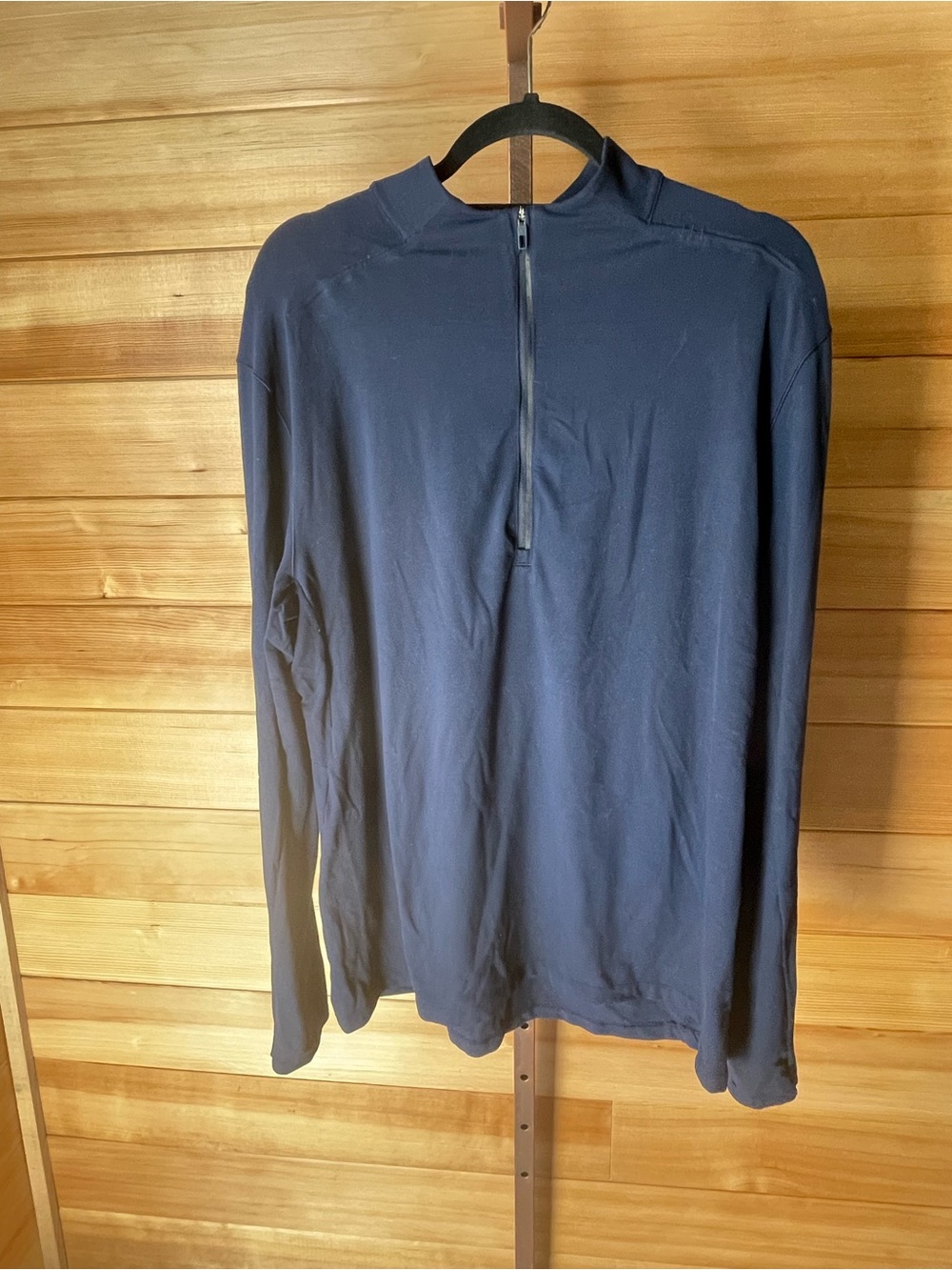 lululemon athletica Navy Half-Zip Long Sleeve Top XL